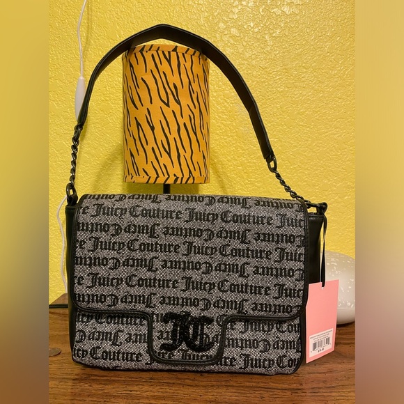Juicy Couture Handbags - Juicy Couture Brighter Than a Diamond Crossbody Purse-Black